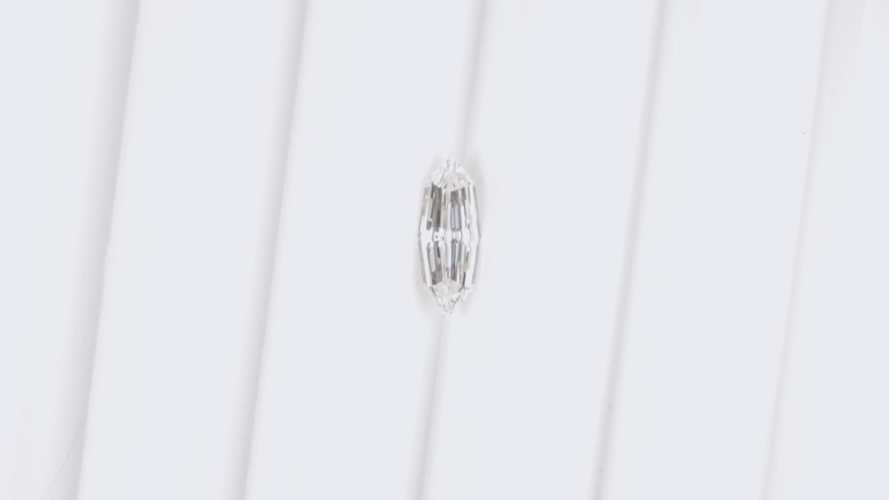 0.90ct GIA CERTIFIED E VS2 STEP CUT MARQUISE DIAMOND ENGAGEMENT LOOSE NATURAL