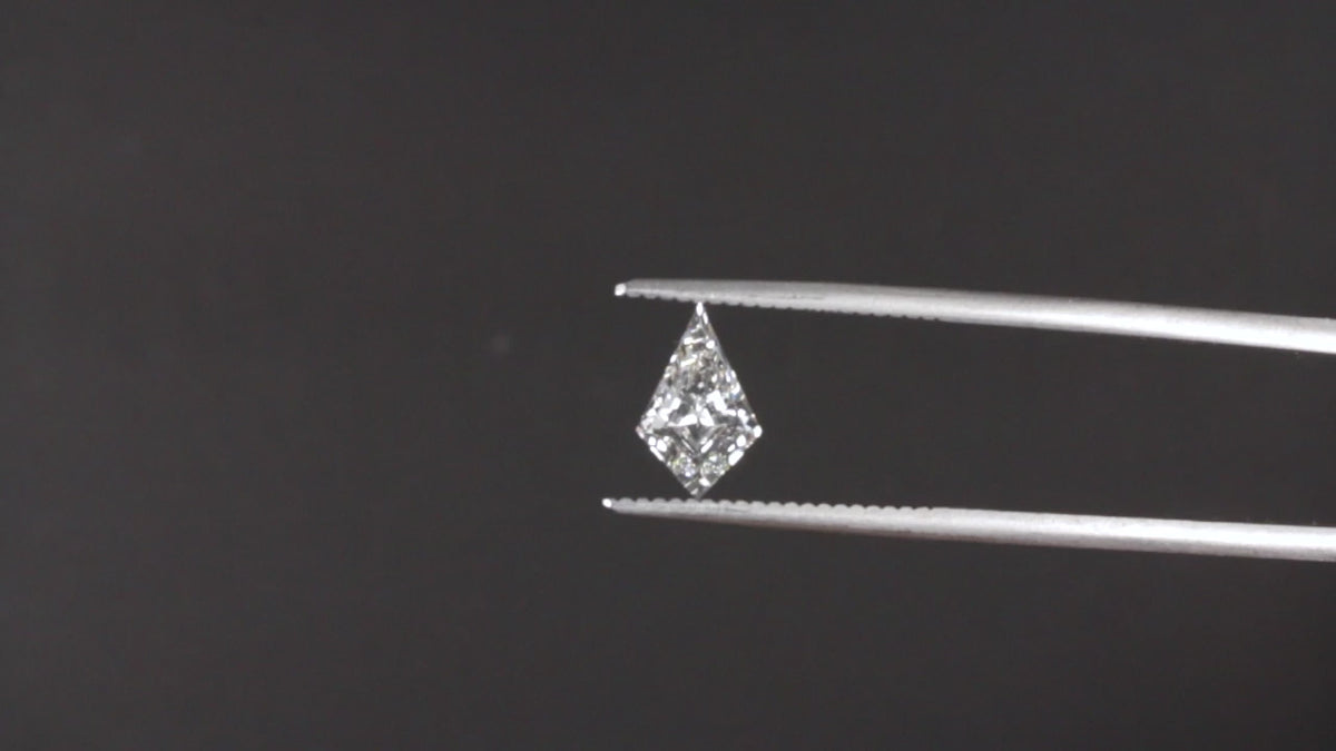 1.11ct E VS1 LAB CREATED DIAMOND KITE SHAPE IGI CERTIFIED 1ct GEOMETRIC LOOSE