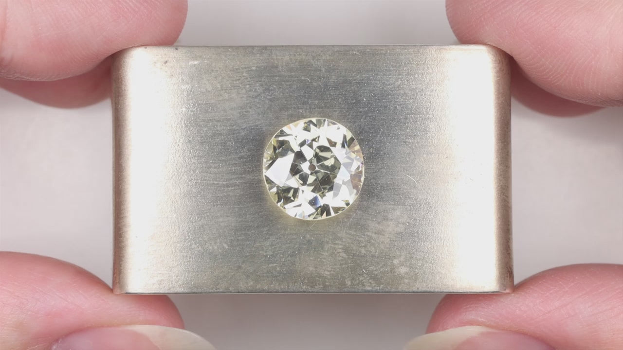 4.5ct OLD EUROPEAN CUT DIAMOND GIA CERTIFIED S-T SI1 LOOSE NATURAL VINTAGE