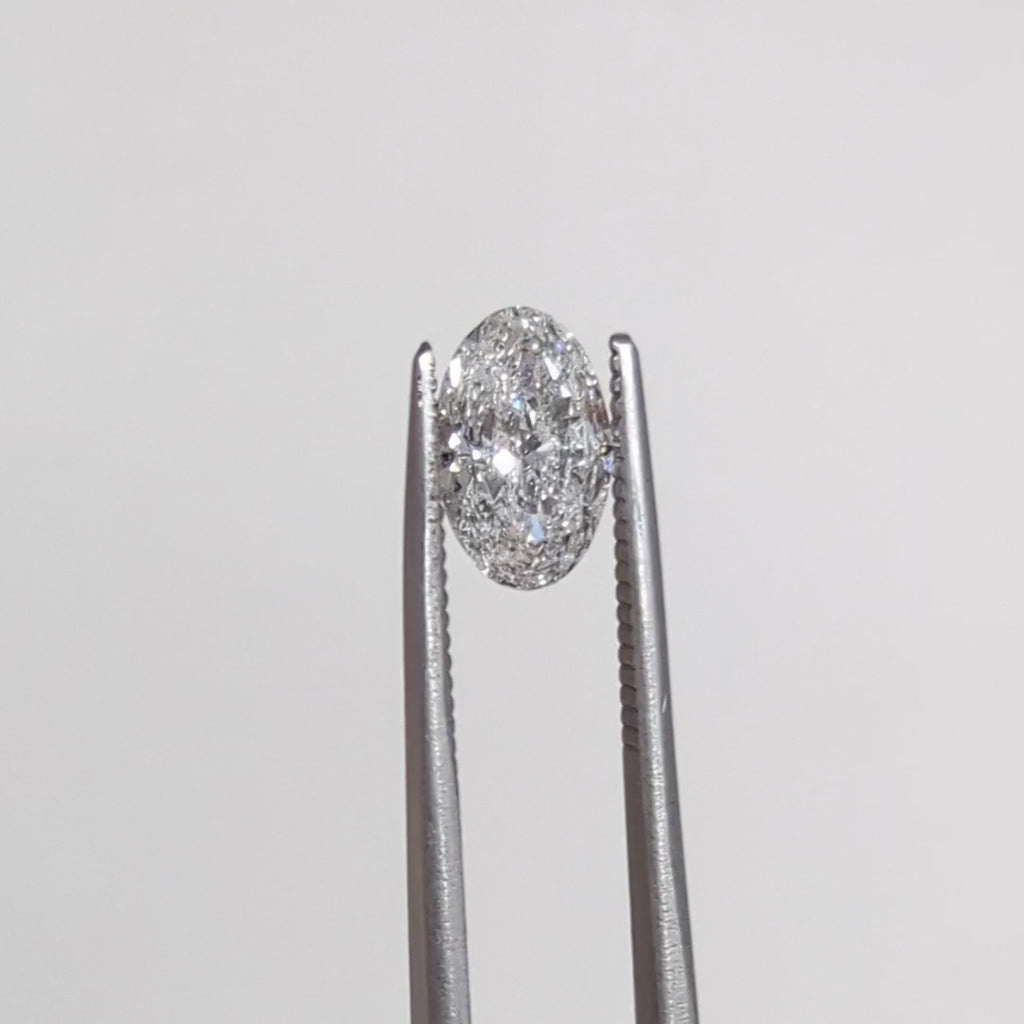 2 CARAT OVAL CUT DIAMOND E SI 10.7mm LOOSE NATURAL ENGAGEMENT EARTH MINED 2ct