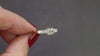 VINTAGE DIAMOND ENGAGEMENT RING 14K TWO TONE GOLD ART DECO ILLUSION ESTATE ROUND