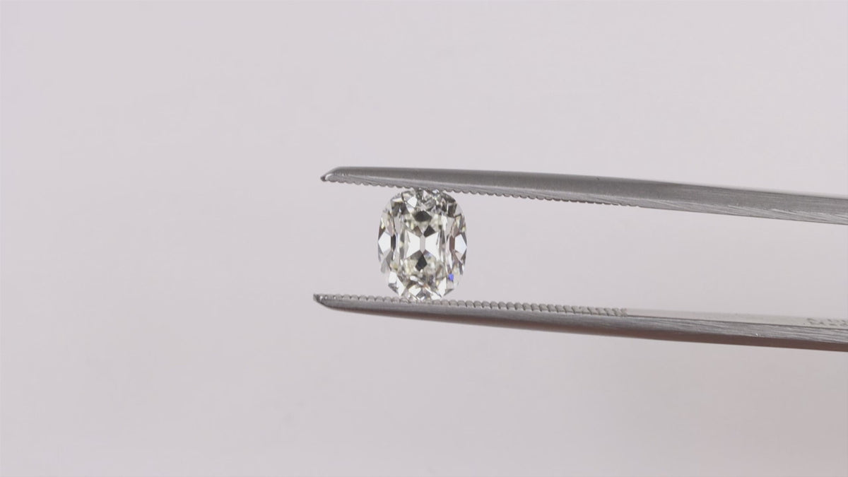 1.04ct H VS2 OLD MINE CUT DIAMOND GIA CERTIFIED 1 CARAT ENGAGEMENT VINTAGE STYLE