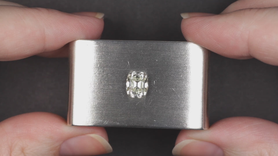 1.74ct OLD MINE CUT DIAMOND GIA CERTIFIED L VS2 ELONGATED CUSHION BRILLIANT