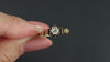 OLD EUROPEAN CUT DIAMOND SOLITAIRE RING ANTIQUE BUTTERCUP YELLOW GOLD VICTORIAN