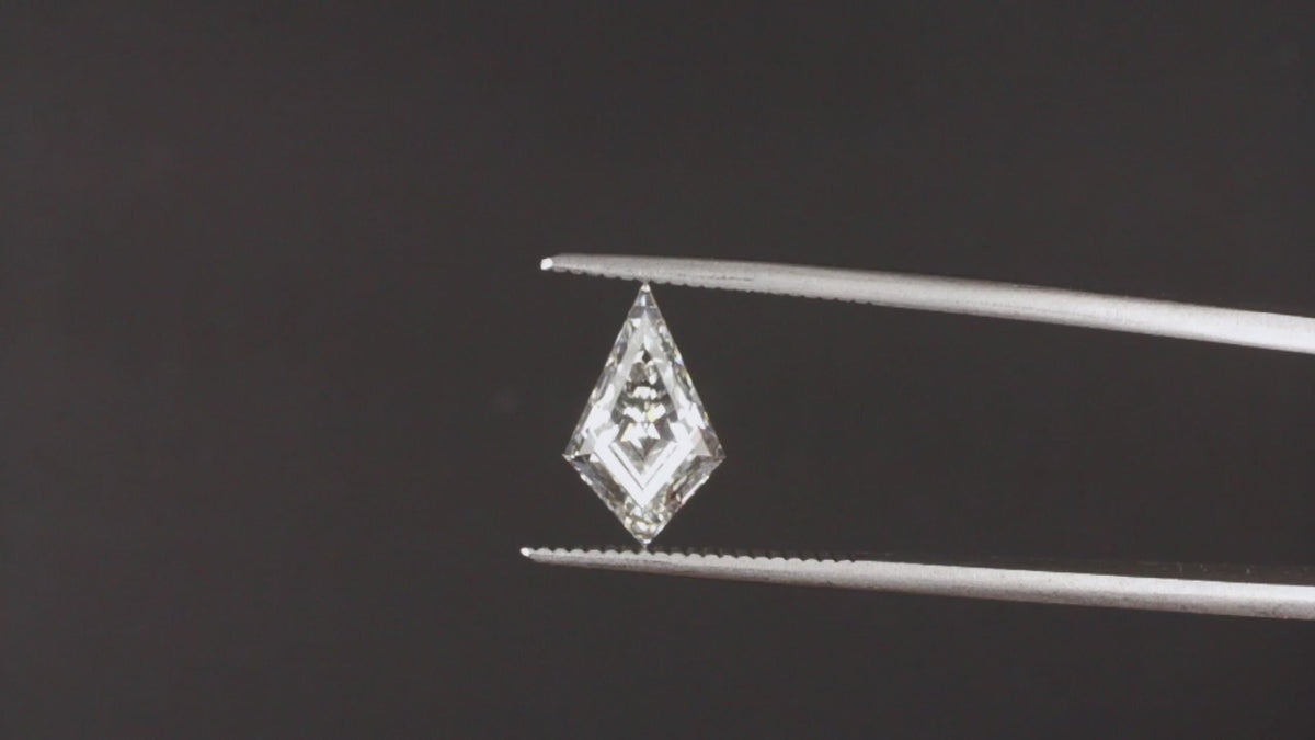 2.18ct E VS1 LAB CREATED DIAMOND KITE SHAPE IGI CERTIFIED LOOSE GEOMETIRC 2ct