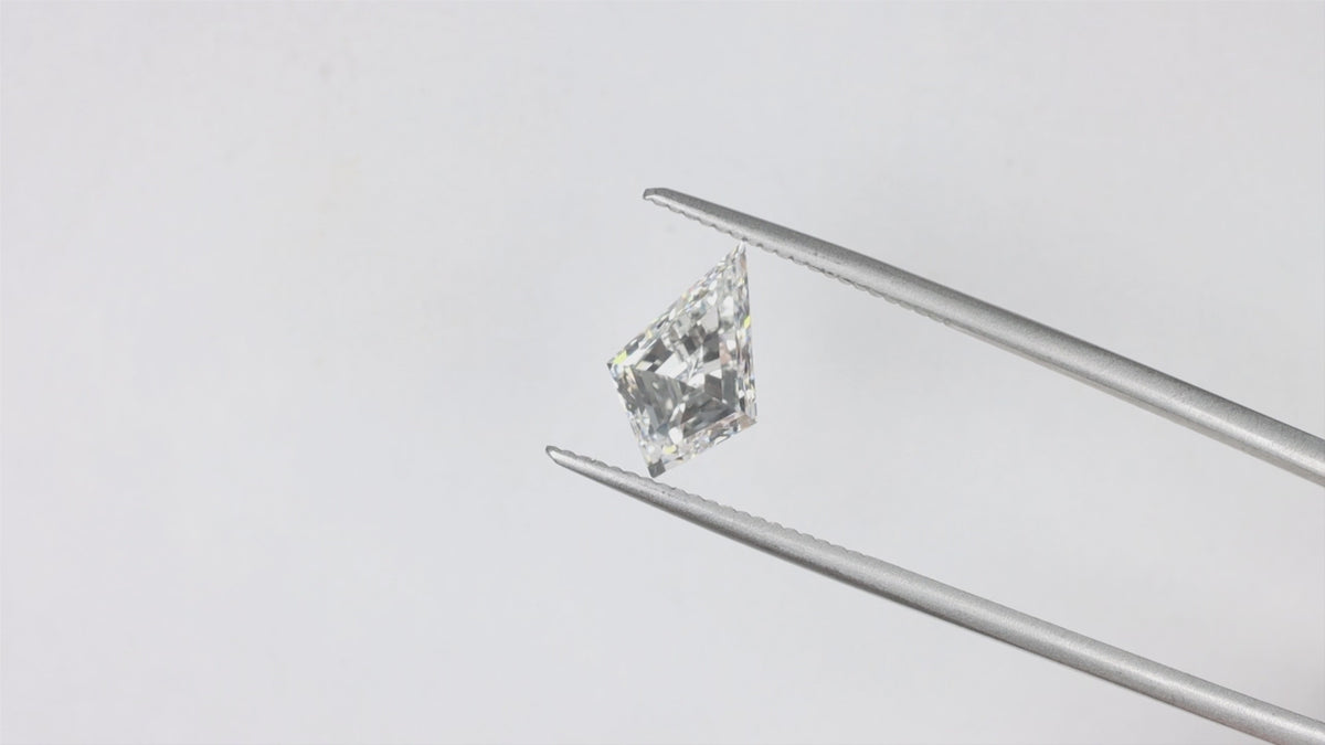 2.03ct E VS1 LAB CREATED DIAMOND KITE SHAPE IGI CERTIFIED 2ct LOOSE GEOMETRIC