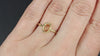 ANTIQUE STYLE OVAL ENGAGEMENT RING SETTING 10k GOLD BUTTON BACK COLLET SOLITAIRE