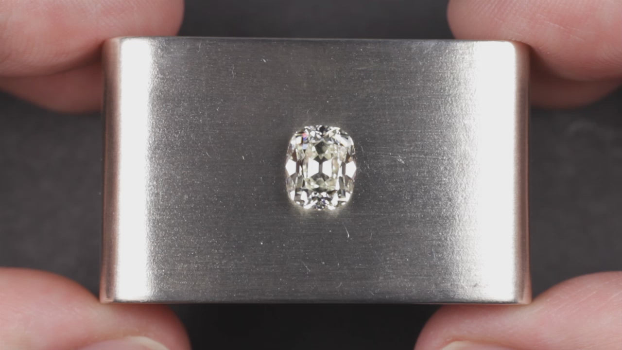 2 CARAT OLD MINE CUT DIAMOND GIA CERTIFIED K VS2 ELONGATED CUSHION BRILLIANT