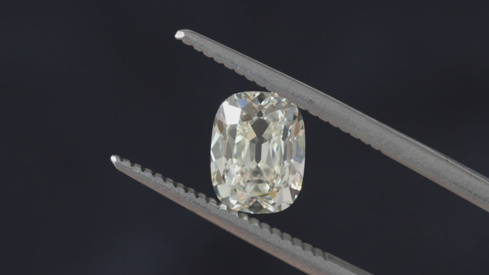 1.74ct OLD MINE CUT DIAMOND GIA CERTIFIED L VVS2 ELONGATED CUSHION BRILLIANT