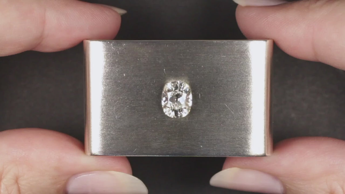 1.62ct F VS1 OLD MINE LAB CREATED DIAMOND IGI CERTIFIED CUSHION SHAPE CUT LOOSE