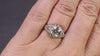 2ct OLD EUROPEAN CUT VINTAGE DIAMOND ENGAGEMENT RING I-J VS2 PLATINUM ART DECO