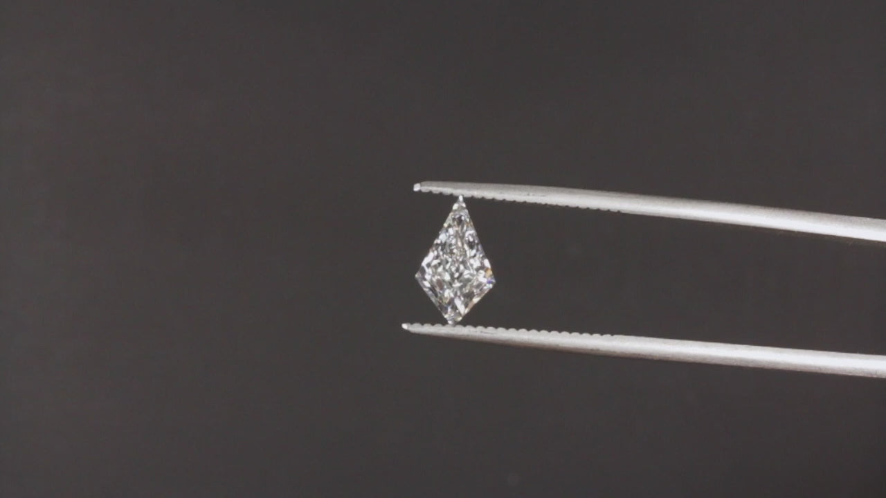 1.13ct E VVS2 LAB CREATED KITE SHAPE DIAMOND IGI CERTIFIED LOOSE GEOMETRIC 1ct