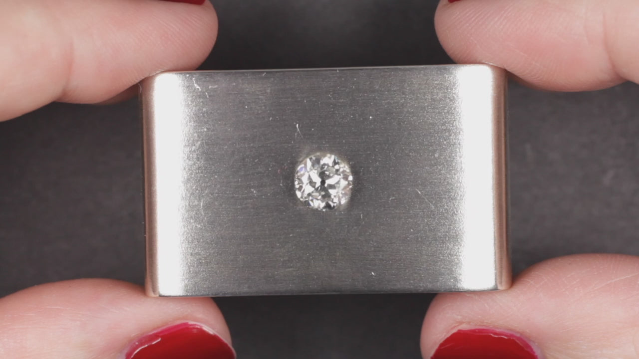 1.32ct OLD MINE CUT DIAMOND I VS2-SI1 ANTIQUE NATURAL ENGAGEMENT LOOSE ESTATE