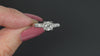 VINTAGE OLD EUROPEAN CUT ENGAGEMENT RING PLATINUM ART DECO NATURAL