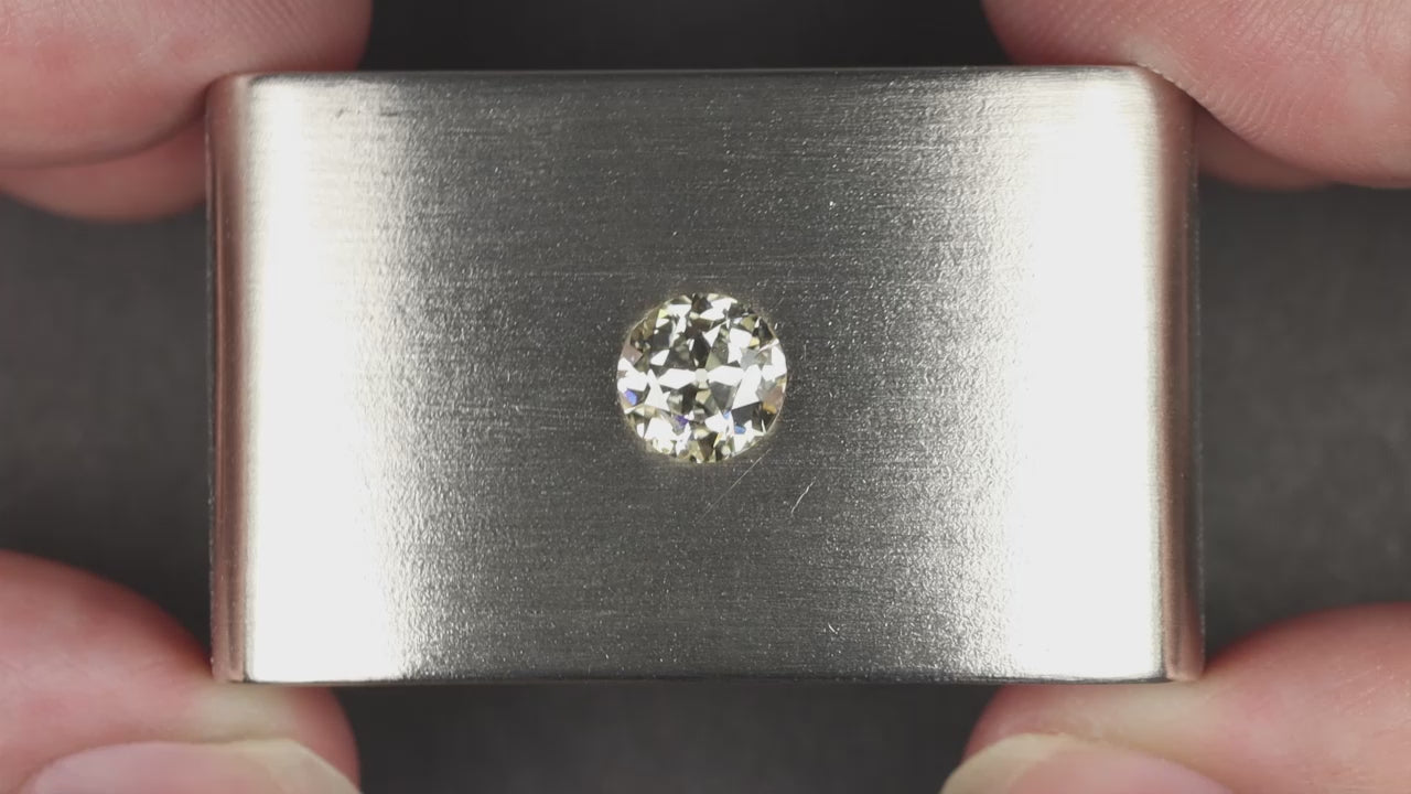 1.22ct OLD EUROPEAN CUT DIAMOND VINTAGE M-N SI2 NATURAL LOOSE ESTATE ENGAGEMENT