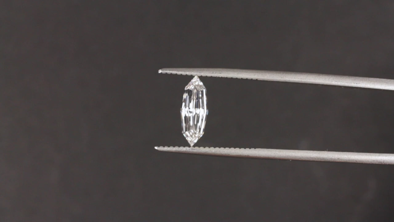 0.90ct GIA CERTIFIED E VS2 STEP CUT MARQUISE DIAMOND ENGAGEMENT LOOSE NATURAL