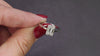 0.68ct EMERALD CUT DIAMOND ENGAGEMENT RING F-G VS1 HALO 14k WHITE GOLD NATURAL