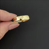 VINTAGE STYLE DIAMOND WEDDING BAND RING STARBURST PLATINUM 5.8mm MENS