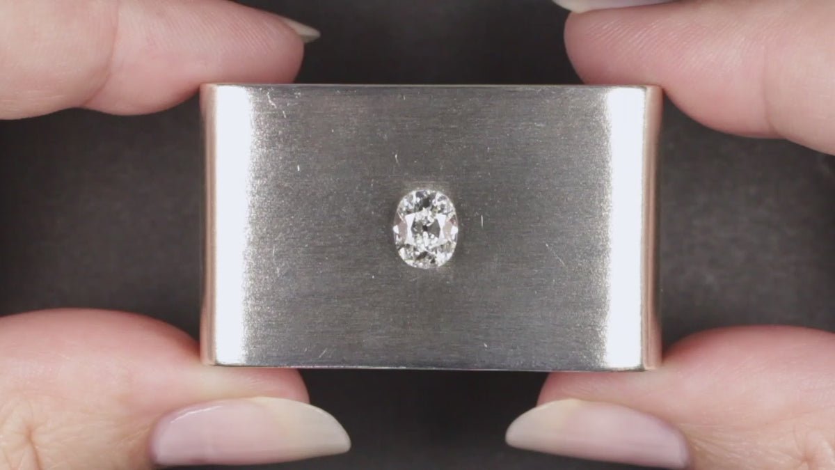 1.02ct D VS2 OLD MINE CUT LAB CREATED DIAMOND IGI CERTIFIED ENGAGEMENT LOOSE 1ct