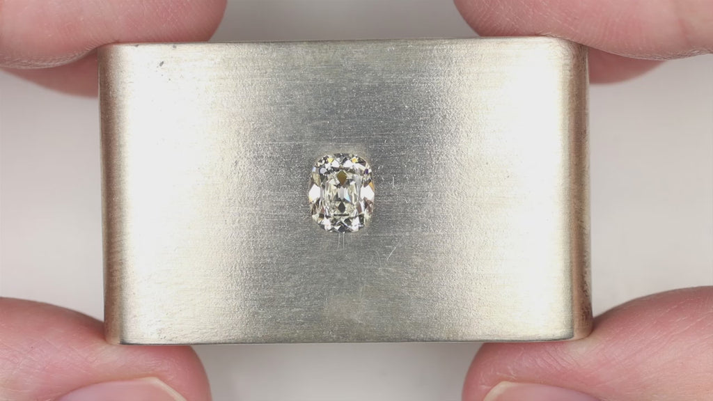 1.10ct OLD MINE CUT DIAMOND GIA CERTIFIED K VS1 ELONGATED CUSHION BRILLIANT 1ct