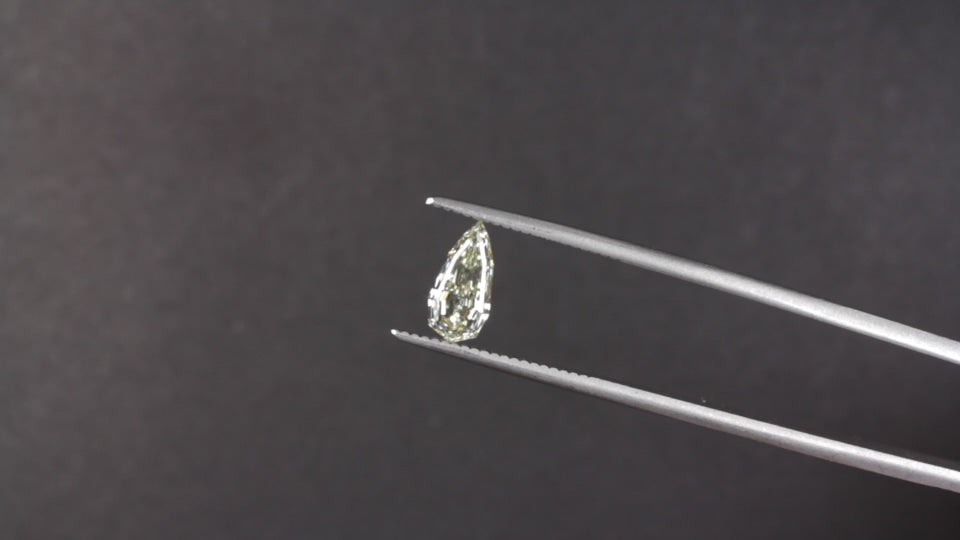 1.09c PEAR SHAPE STEP CUT DIAMOND O-P VS2 LOOSE NATURAL GEOMETRIC ENGAGEMENT 1ct