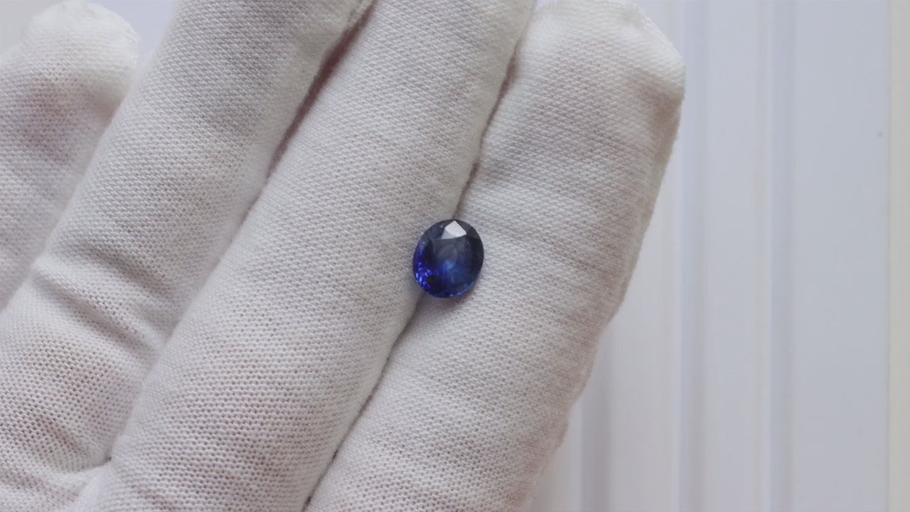 2.62ct CEYLON SAPPHIRE GIA CERTIFIED NATURAL OVAL SHAPE CUT LOOSE EARTH MINED