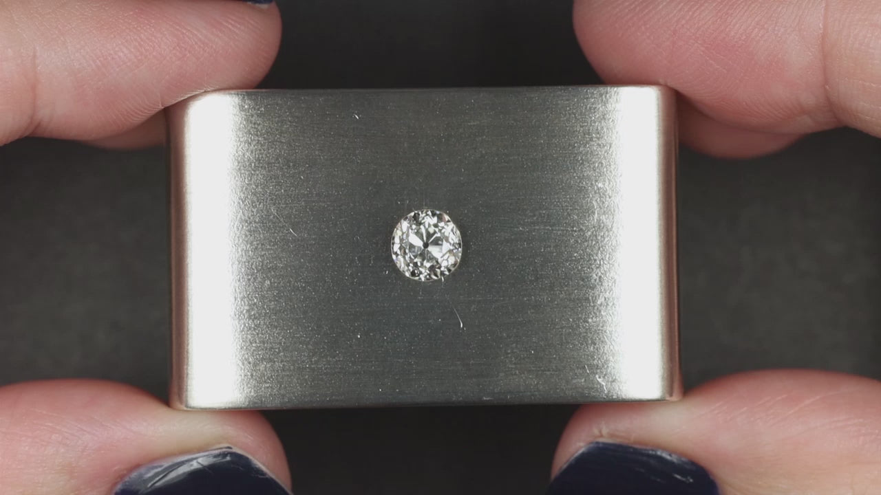 0.89ct OLD EUROPEAN CUT DIAMOND GIA CERTIFIED L SI2 VINTAGE LOOSE NATURAL ESTATE