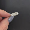 1.35ct VINTAGE STYLE DIAMOND ENGAGEMENT RING PLATINUM 3 STONE ROUND CUT ART DECO