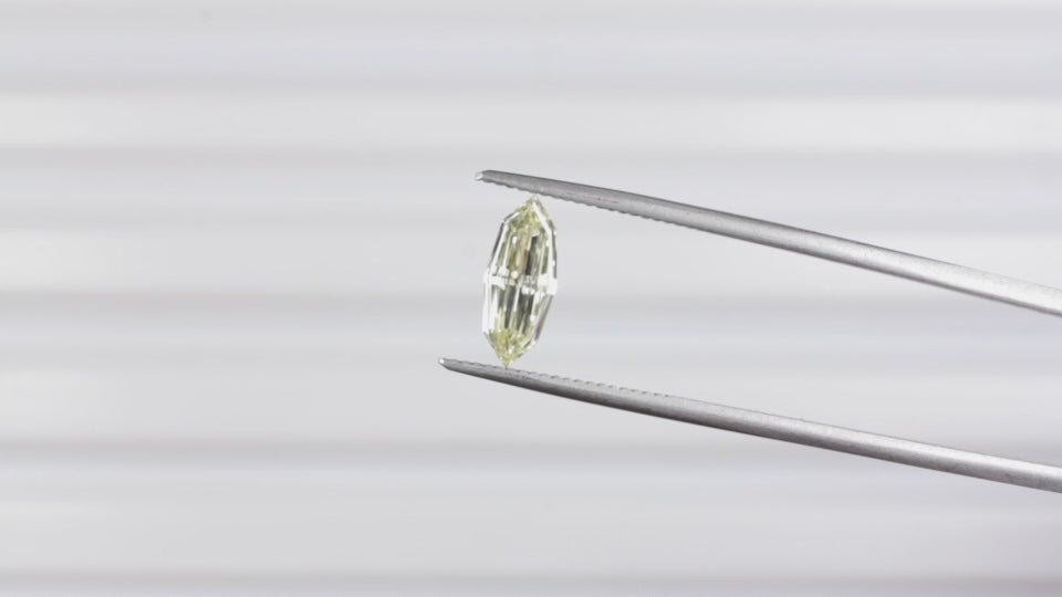 1 CARAT Y-Z VS2 DIAMOND MARQUISE STEP CUT LOOSE NATURAL GEOMETRIC LIGHT YELLOW