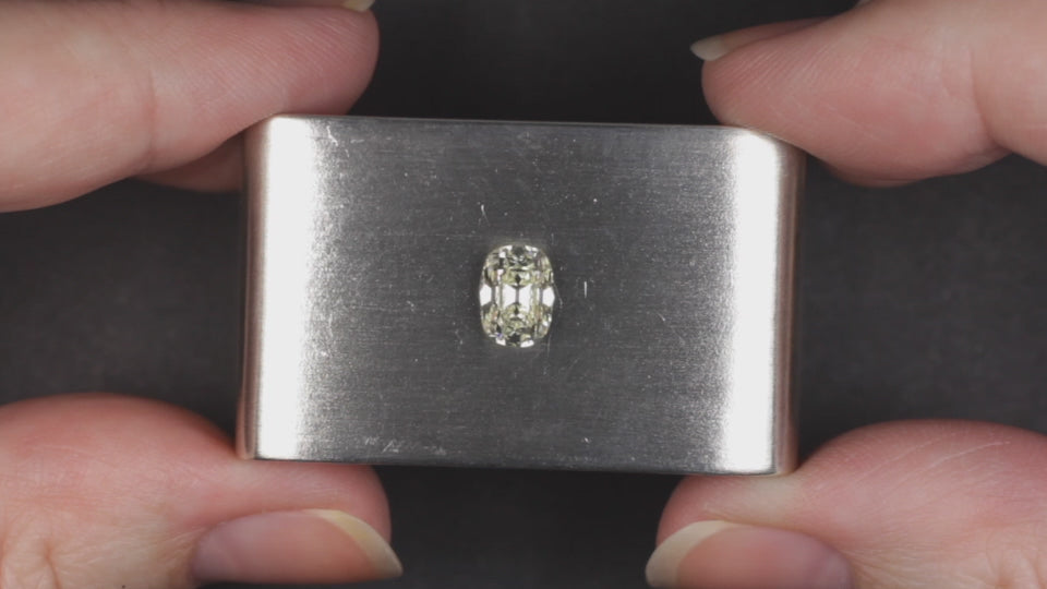 1.20ct OLD MINE CUT DIAMOND GIA CERTIFIED S-T VVS2 ELONGATED CUSHION BRILLIANT