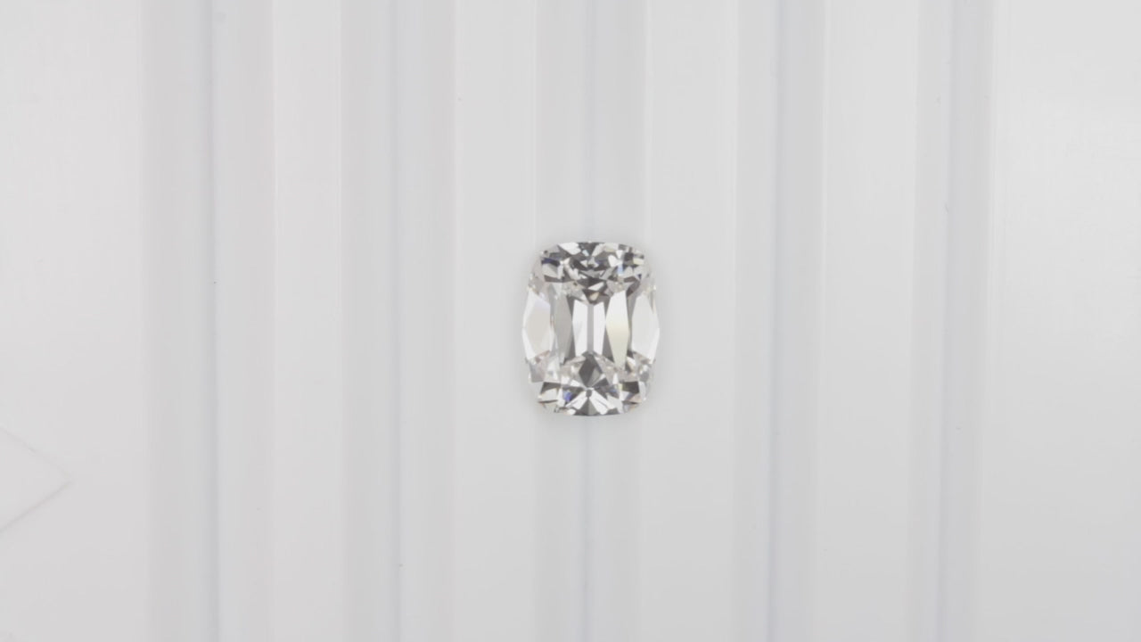 4 CARAT OLD MINE CUT LAB CREATED DIAMOND IGI CERTIFIED G VS1 CUSHION BRILLIANT