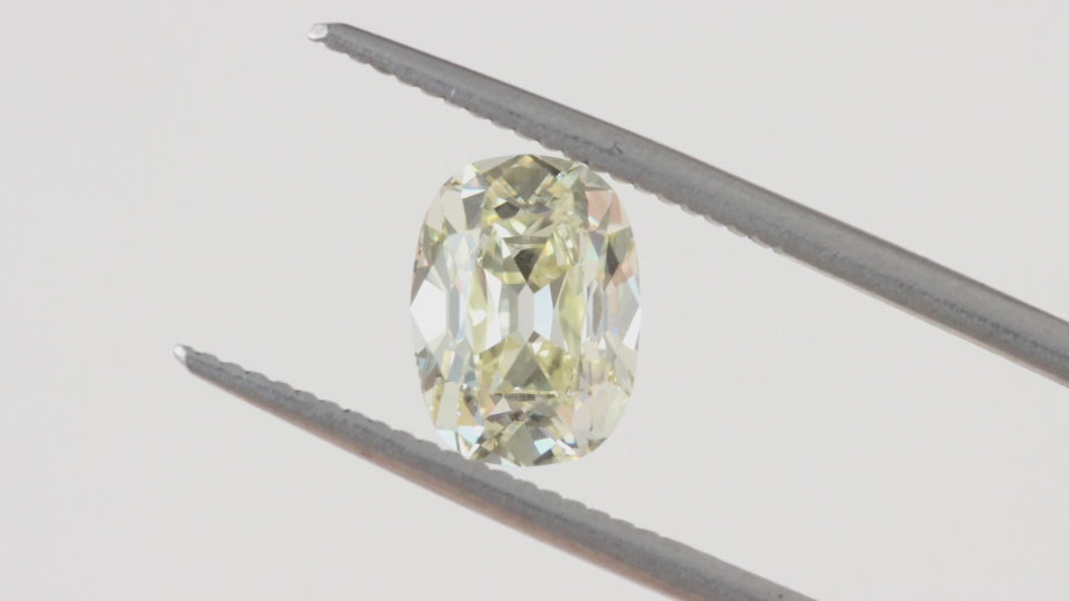 2.41ct OLD MINE CUT DIAMOND GIA CERTIFIED S-T VS1 ELONGATED CUSHION BRILLIANT