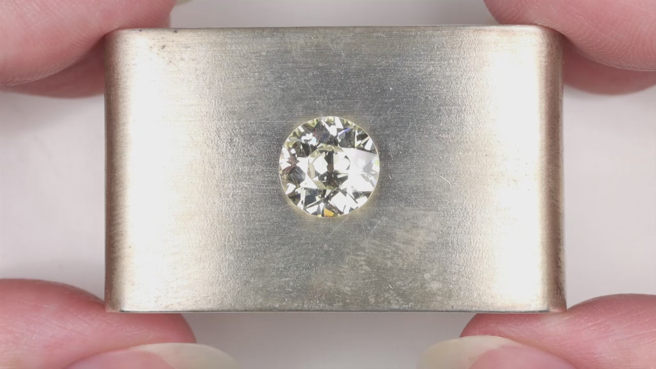 2.44ct OLD EUROPEAN CUT DIAMOND GIA CERTIFIED Q-R VS2 LOOSE NATURAL VINTAGE