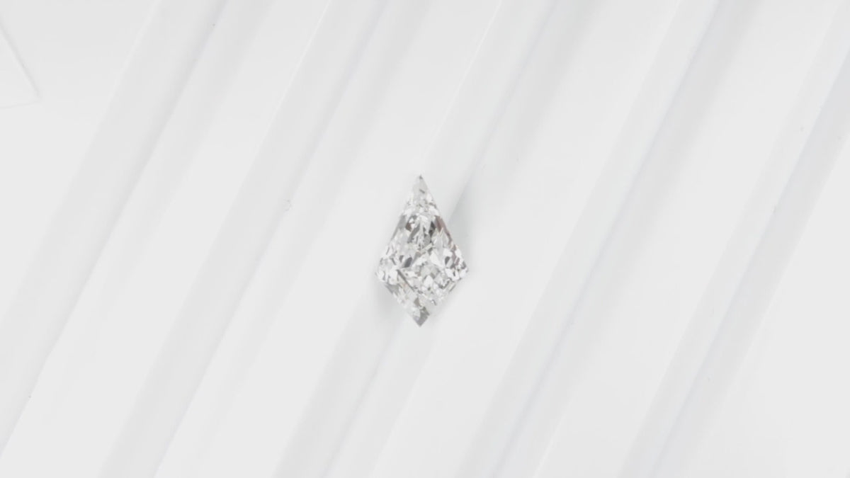 2.10ct D VS1 LAB CREATED DIAMOND KITE SHAPE IGI CERTIFIED 2ct LOOSE STEP CUT