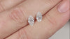 1.42ct MARQUISE CUT DIAMOND STUD EARRINGS G-H SI MATCHING PAIR NATURAL LOOSE
