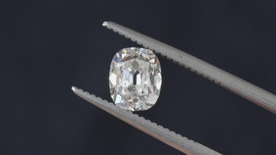 1.5 CARAT OLD MINE CUT DIAMOND GIA CERTIFIED E VS2 ELONGATED CUSHION BRILLIANT
