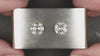 3.58ct DIAMOND STUD EARRINGS ROUND BRILLIANT CUT NATURAL MATCHING PAIR 3.5ct