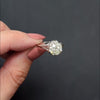 2.64ct OLD EUROPEAN CUT DIAMOND ENGAGEMENT RING CERTIFIED VS2 VINTAGE 18k 2.5ct