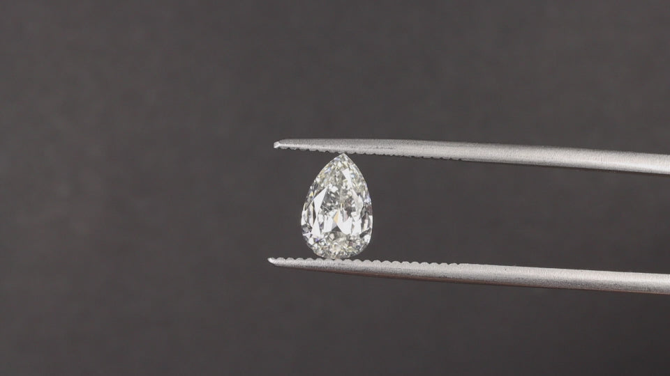 0.88ct F-G SI2 VINTAGE PEAR SHAPE DIAMOND TEAR DROP NATURAL ENGAGEMENT LOOSE 1ct