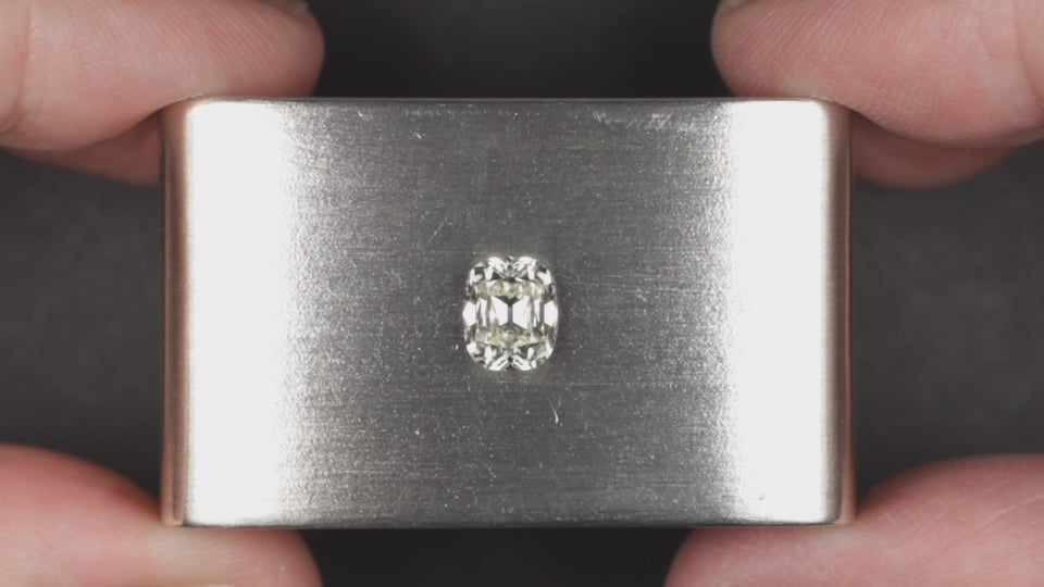 1.20ct OLD MINE CUT DIAMOND GIA CERTIFIED K VVS1 ELONGATED CUSHION BRILLIANT