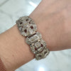 RARE ANTIQUE 10.8ct OLD MINE PERUZZI CUT DIAMOND BRACELET VICTORIAN NATURAL