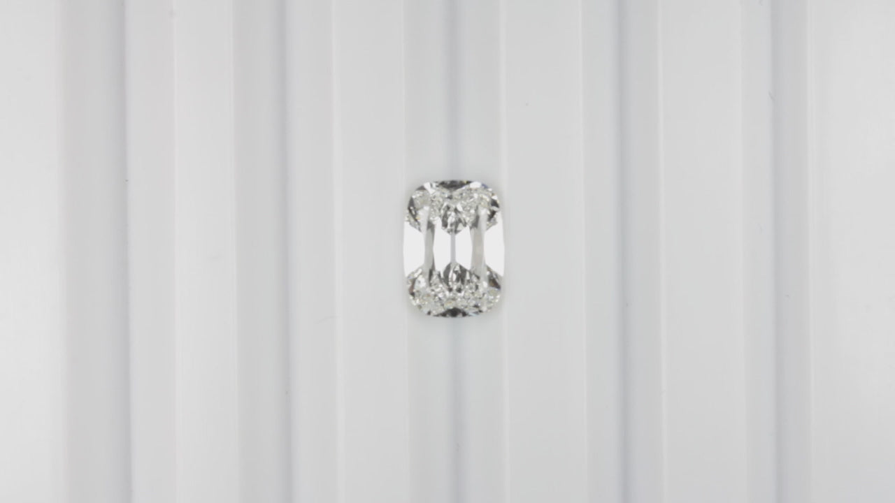 4.08c OLD MINE CUT LAB CREATED DIAMOND IGI CERTIFIED H VS2 CUSHION BRILLIANT 4ct