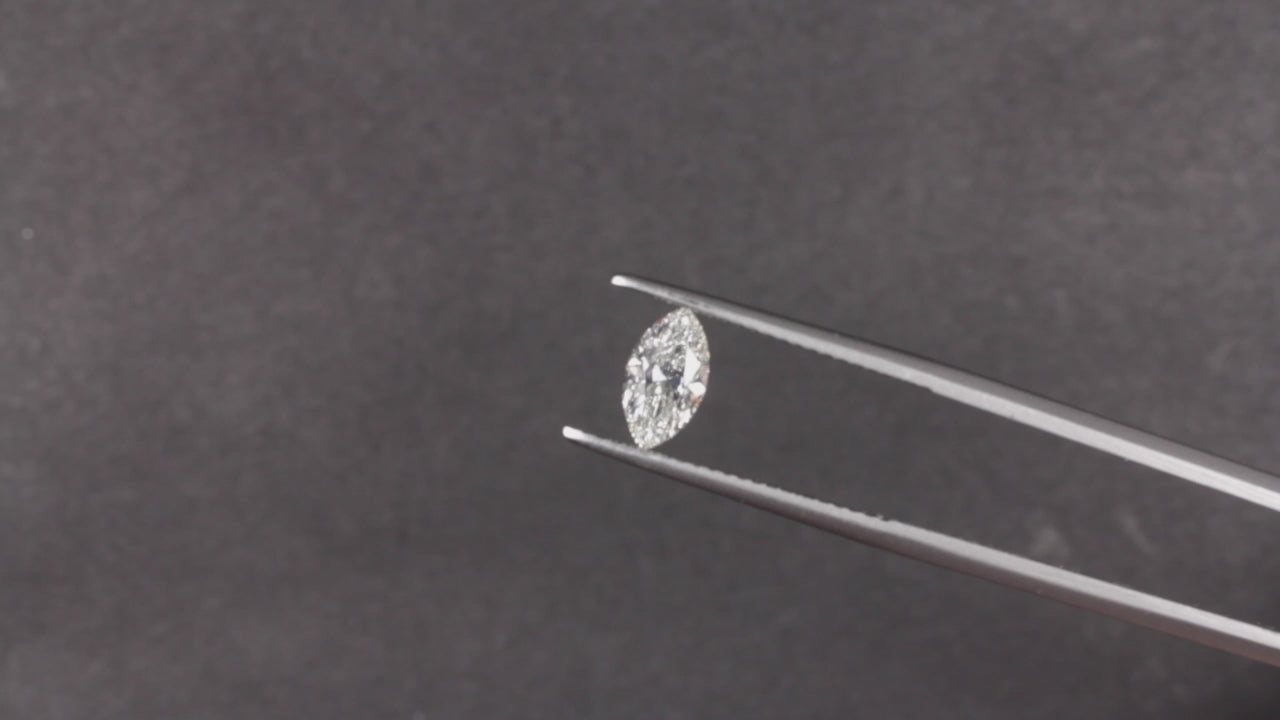 0.76c VINTAGE MARQUISE SHAPE DIAMOND GIA CERTIFIED H SI1 LOOSE NATURAL 3/4 CARAT