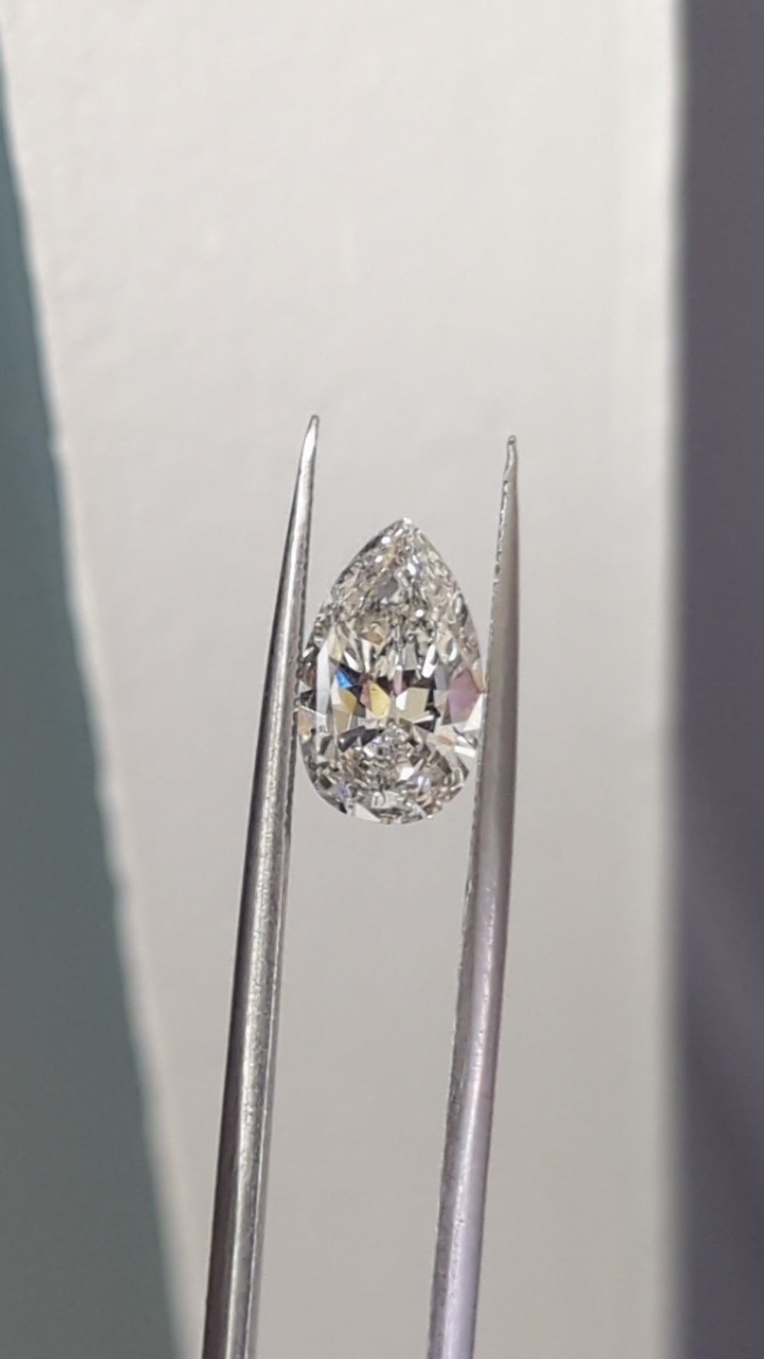 2.31 VINTAGE PEAR SHAPE DIAMOND G SI2 LOOSE NATURAL ESTATE ENGAGEMENT 2.5 CARAT