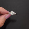VINTAGE 1.26ct OLD MINE CUT DIAMOND ENGAGEMENT RING H VS1 PLATINUM OVAL CUSHION