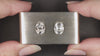 4ct D VS1 OLD MINE CUT LAB CREATED DIAMOND LOOSE PAIR IGI CERTIFIED STUD EARRING