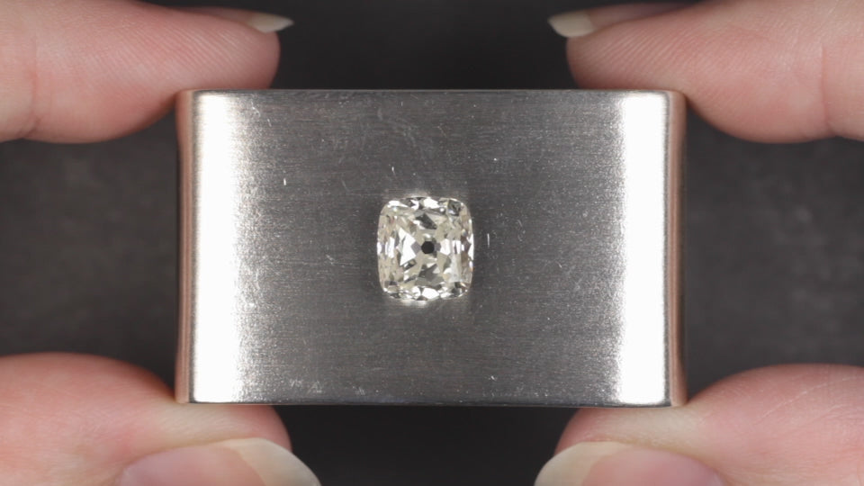 2.94ct GIA CERTIFIED OLD MINE CUT DIAMOND L VS2 ENGAGEMENT LOOSE NATURAL 2 CARAT