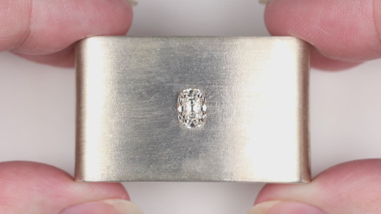 1 CARAT OLD MINE CUT DIAMOND GIA CERTIFIED I VS2 ELONGATED CUSHION BRILLIANT