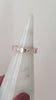 4.8ct EMERALD CUT LAB CREATED DIAMOND WEDDING BAND FULL ETERNITY RING BAGUETTE