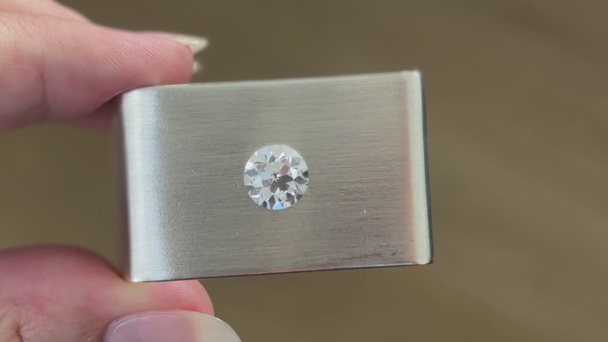 LAB CREATED 2.5ct E VS1 OLD EUROPEAN CUT DIAMOND IGI CERTIFIED LOOSE ENGAGEMENT